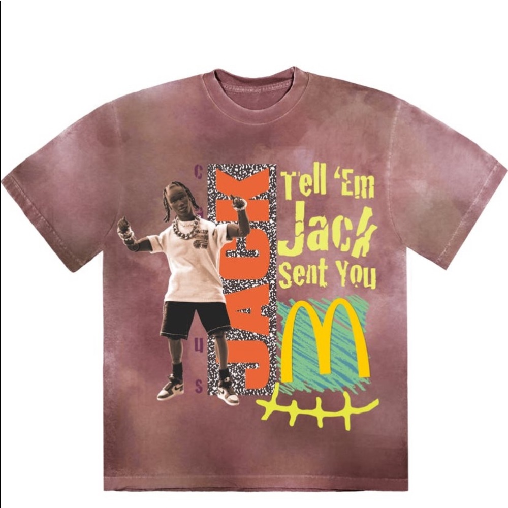 Travis Scott X McDonalds Jack Smile T-Shirt II